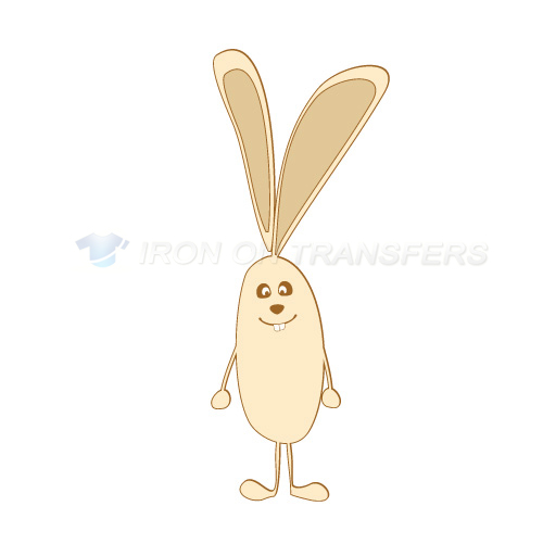 Rabbit Iron-on Stickers (Heat Transfers)NO.8933
